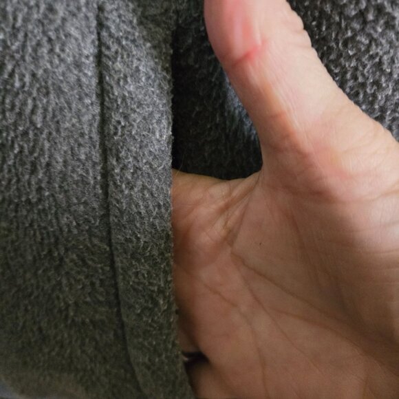 The North Face Retro Denali Jacket Black Grey Full Zip Pockets Polartec Size L - Picture 8 of 14